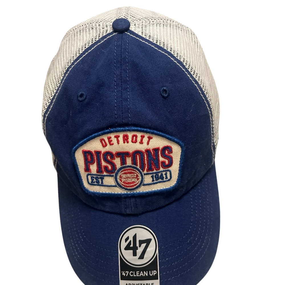 1941 Brand Detroit Pistons Blue and White Hat